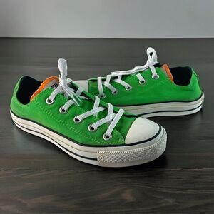 Converse All Star CT Double Tongue Ox 107211F Green Low Top Shoes Women’s Size 6